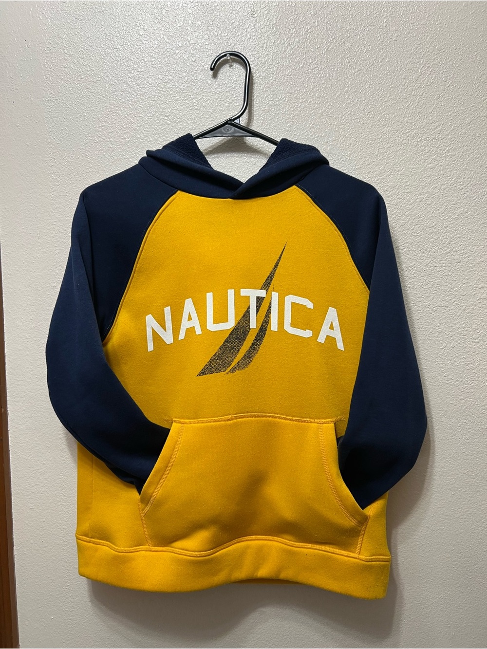 Nautica Yellow & Navy Hoodie
